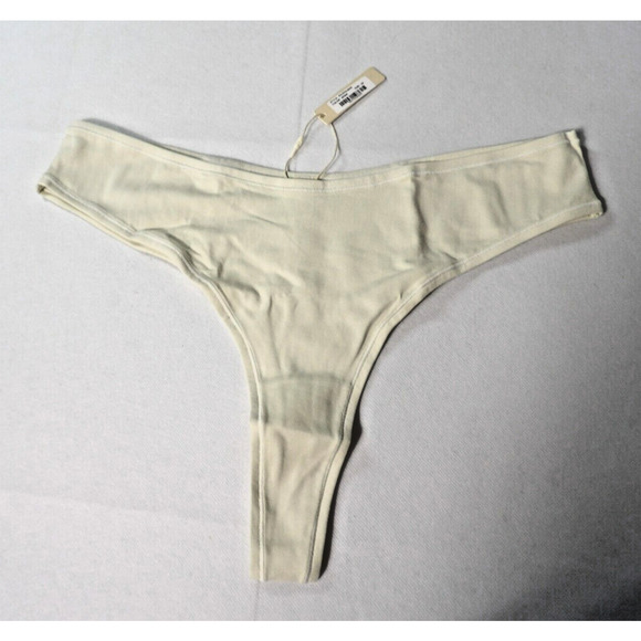 Skims Cotton Dipped Thong Bone 3X NWT New PN-DTH-0050 - Picture 2 of 5